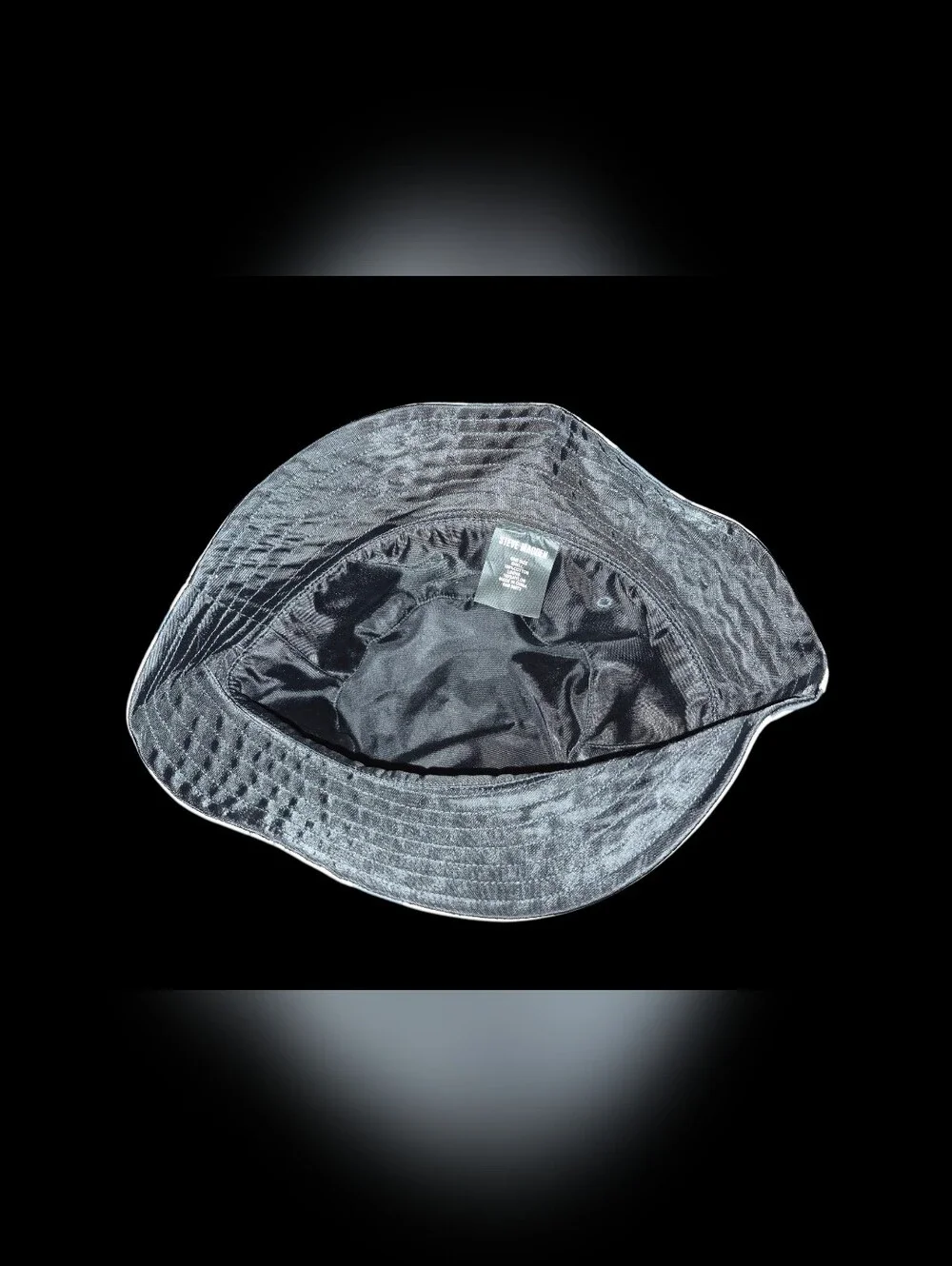 Steve Madden Hat UPF 50+ Sun Protection Cotton Twill Bucket Hat Black Floral